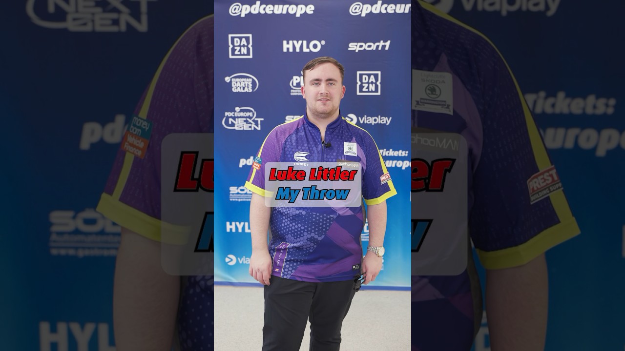 🤩 My Throw with the sensational Luke Littler 🏆💥#pdcdarts #darts #dartschallenge