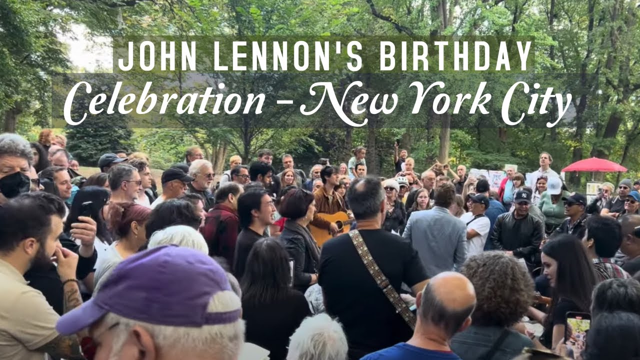 John Lennon 84th Birthday Celebration in Central Park - Mr. Moonlight, To Know You is to Love You