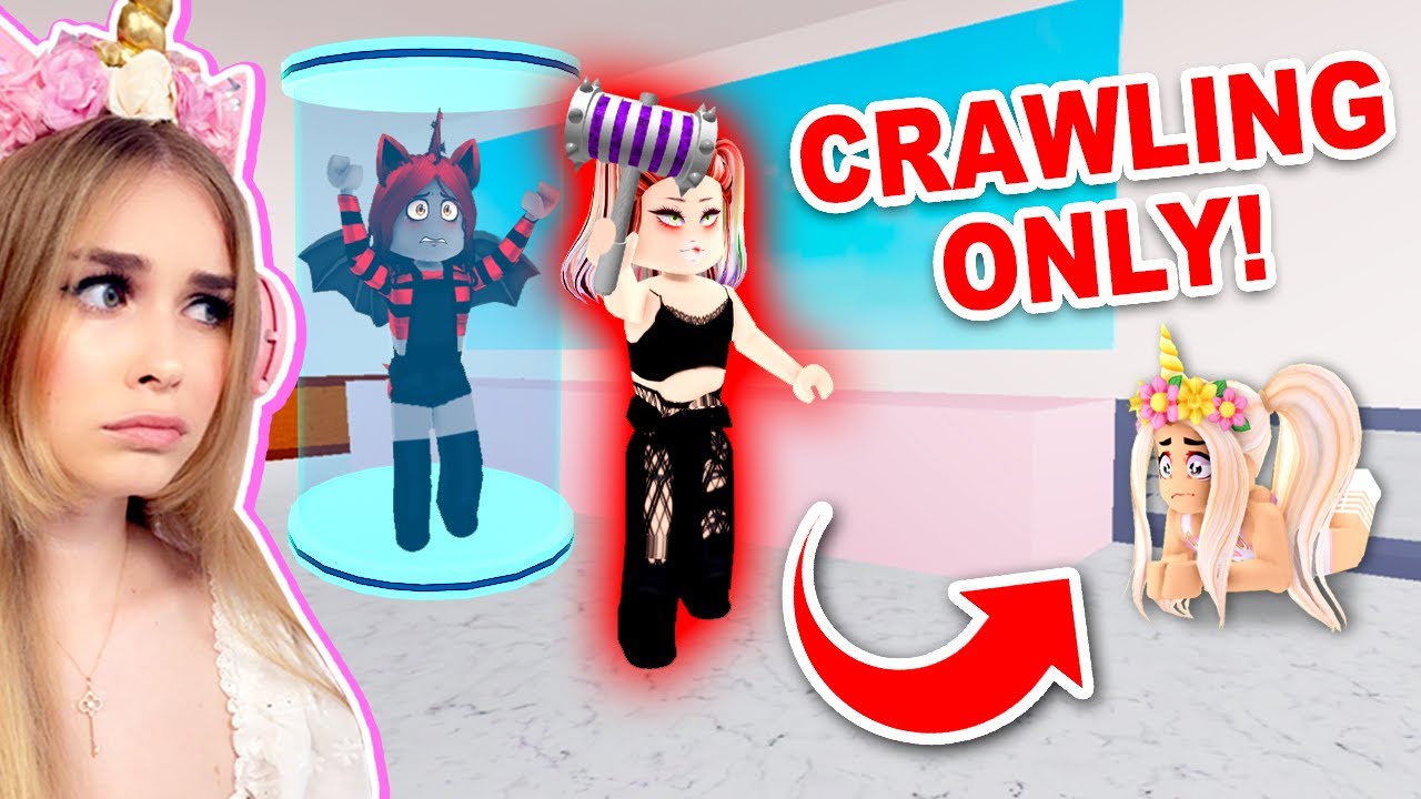 CRAWLING ONLY In Flee The Facility! (Roblox)