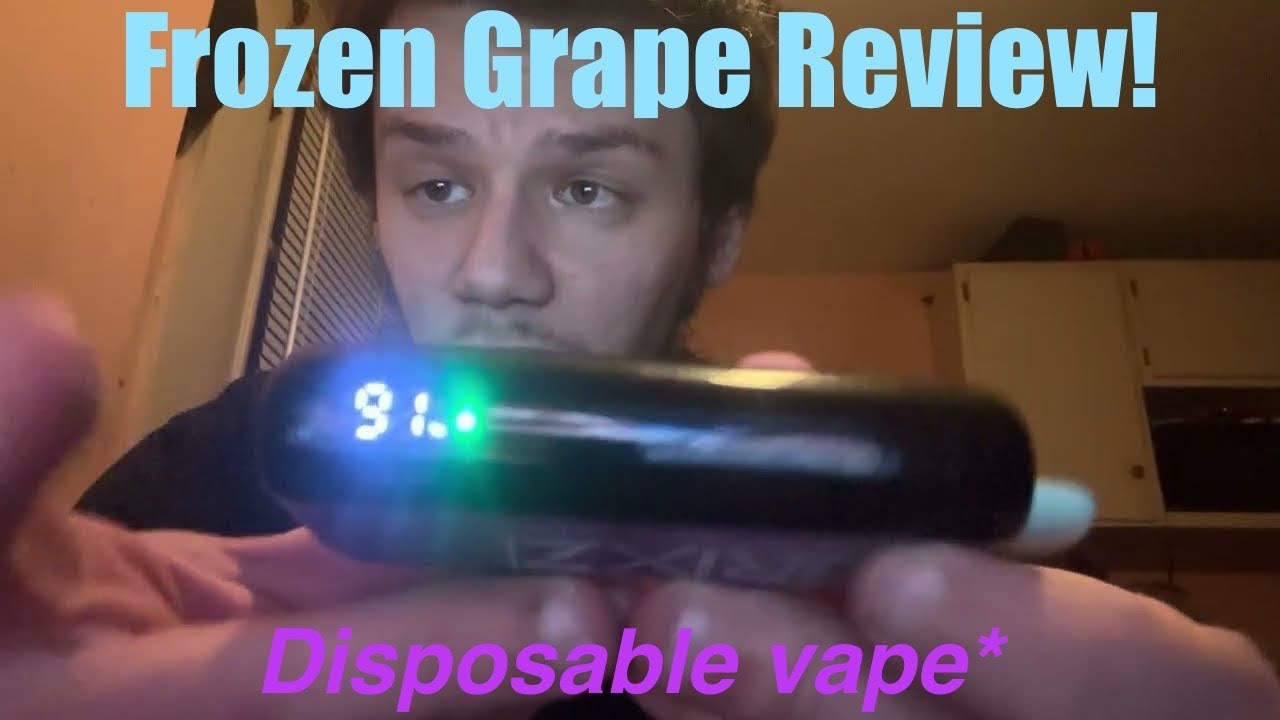 disposable Brixz frozen Grape vape review