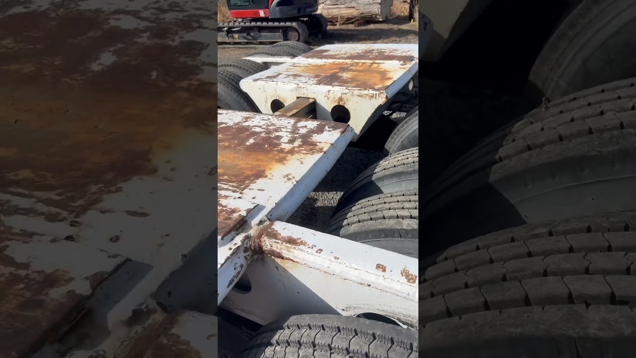 Checking tires. #cozad #lowboy #trucking #peterbilt