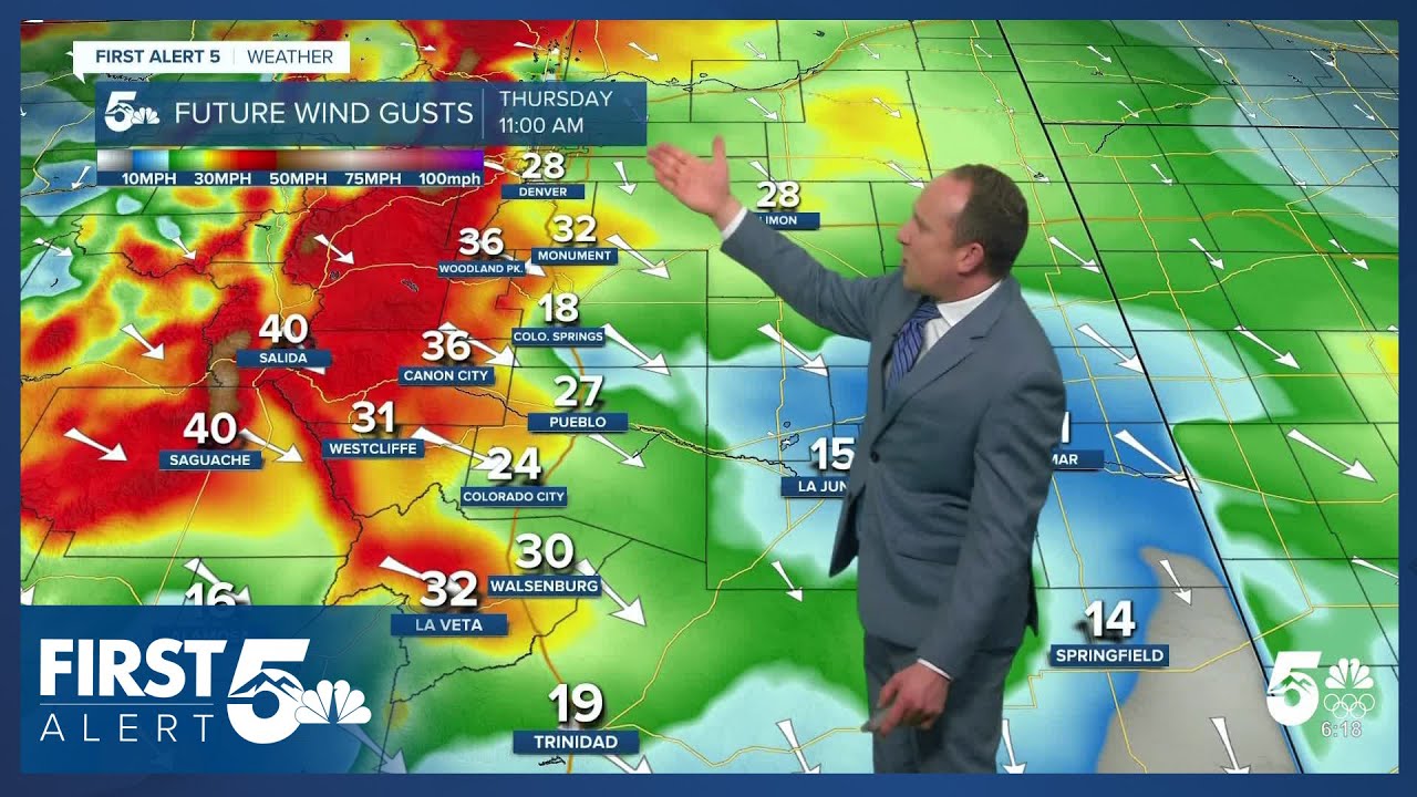Another Red Flag Warning on Thursday as our weather remains dry and gusty