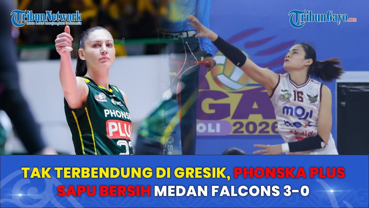 Tak Terbendung di Gresik, Phonska Plus Sapu Bersih Medan Falcons 3-0
