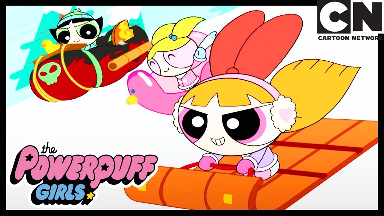 SNOW RACE | Powerpuff Girls WINTER CLIP | Cartoon Network