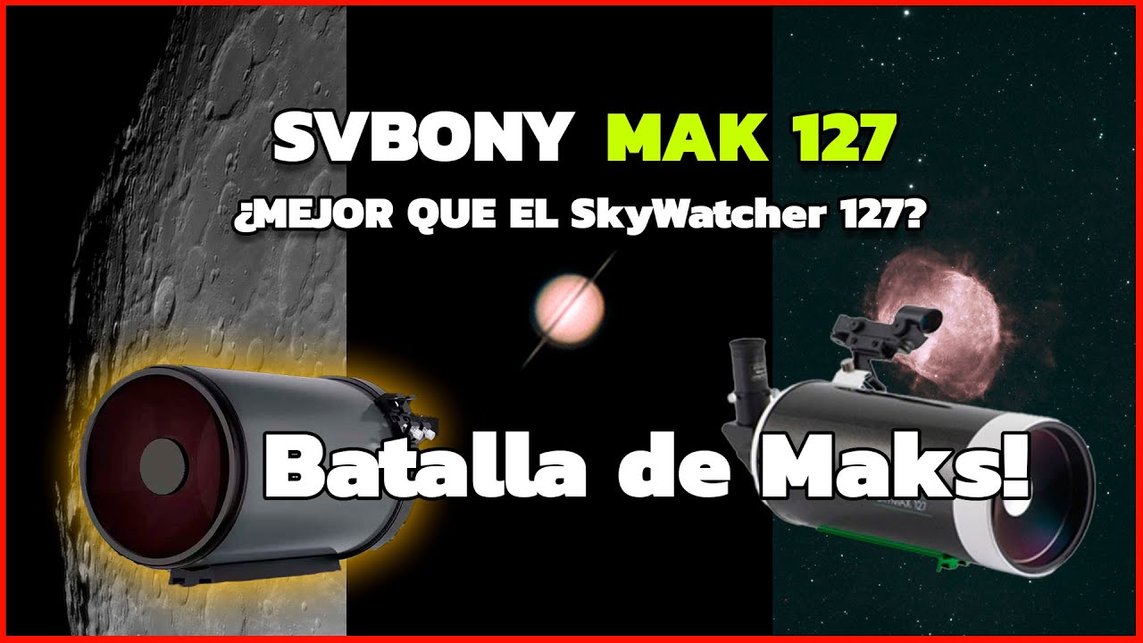 😲¿Puede el nuevo SVBONY MK127 superar al clásico SkyWatcher 127?🔭