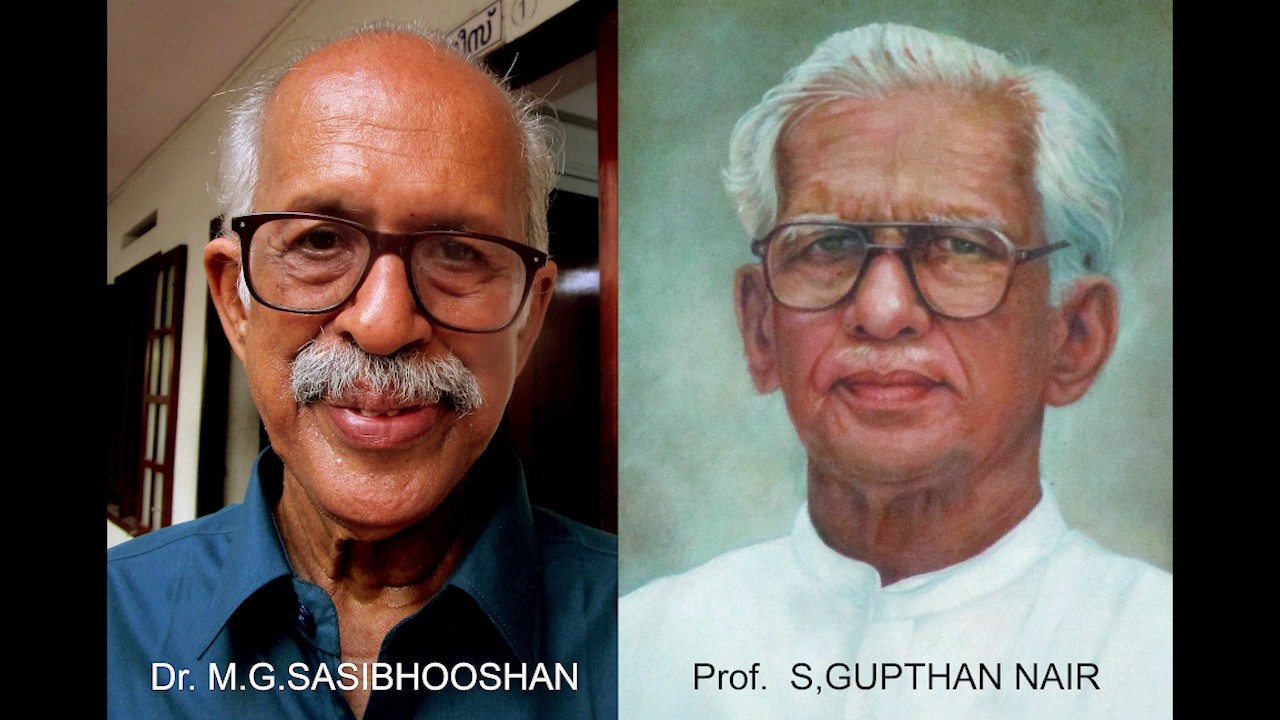 Dr. M.G.SASIBHOOSHAN Prof. S GUPTHAN NAIR