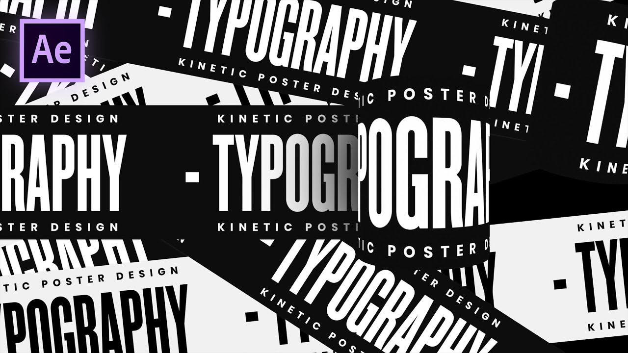 After Effects Tutorial - Rolling Typography Motion Graphics in After Effects