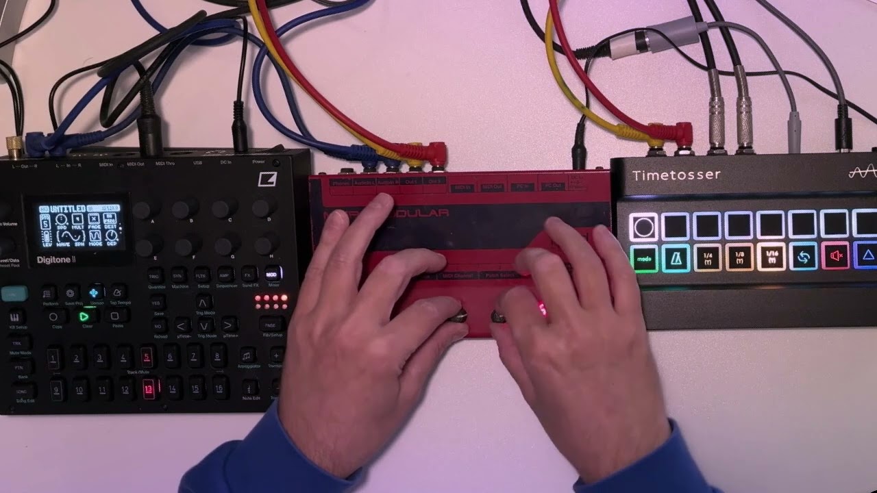 Digitone 2, Micro Modular and the Timetosser - IDM jam