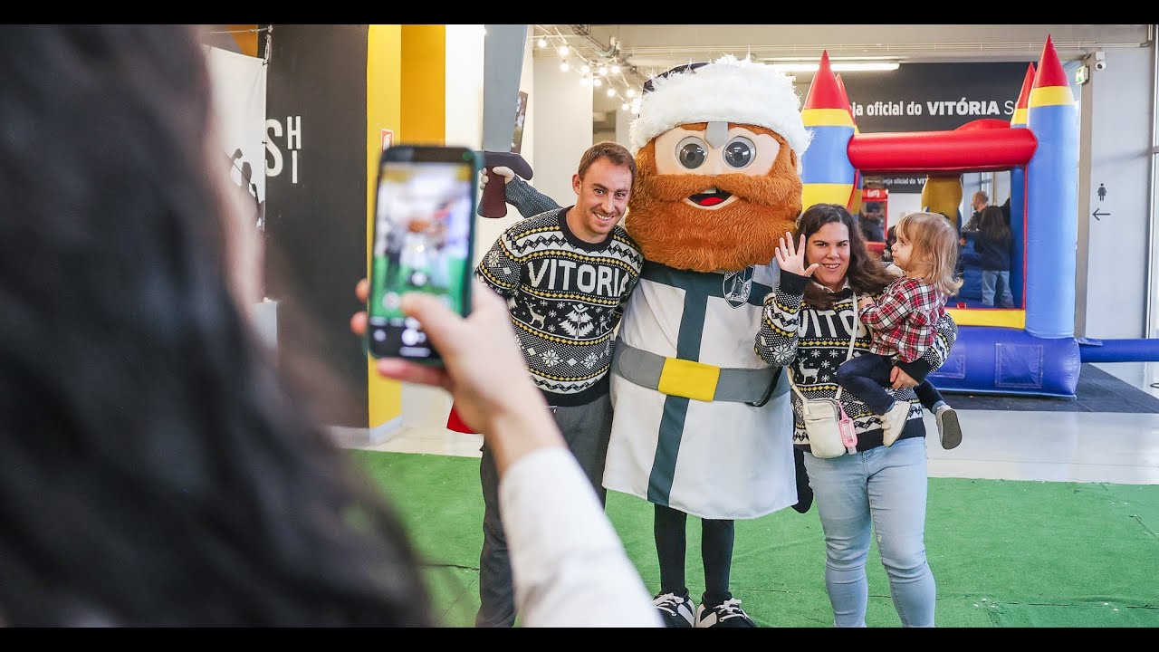 Magia de Natal no Estádio D. Afonso Henriques ✨🎄