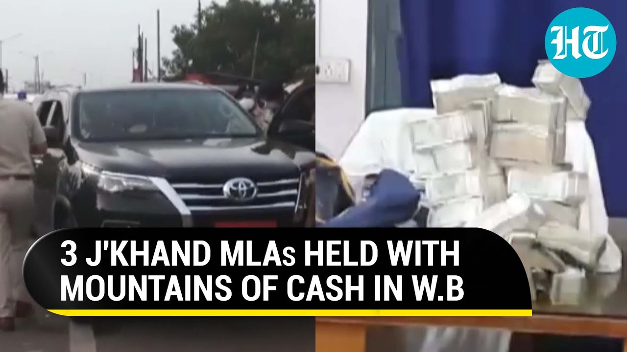 'BJP's Operation Lotus': Cong after 3 Jharkhand MLAs held with Rs 49 lakh cash in Bengal