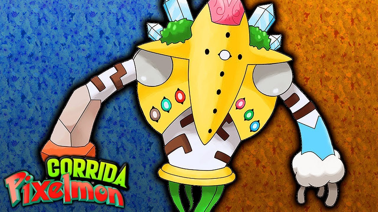 Minecraft CORRIDA PIXELMON - MEGA REGIGIGAS BUGADO ENTROU NA CORRIDA !!