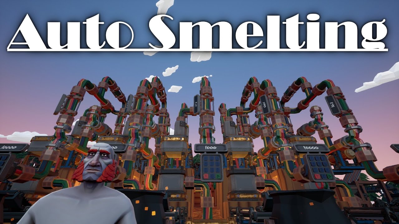 Automatic tileable smelting system - Hydroneer