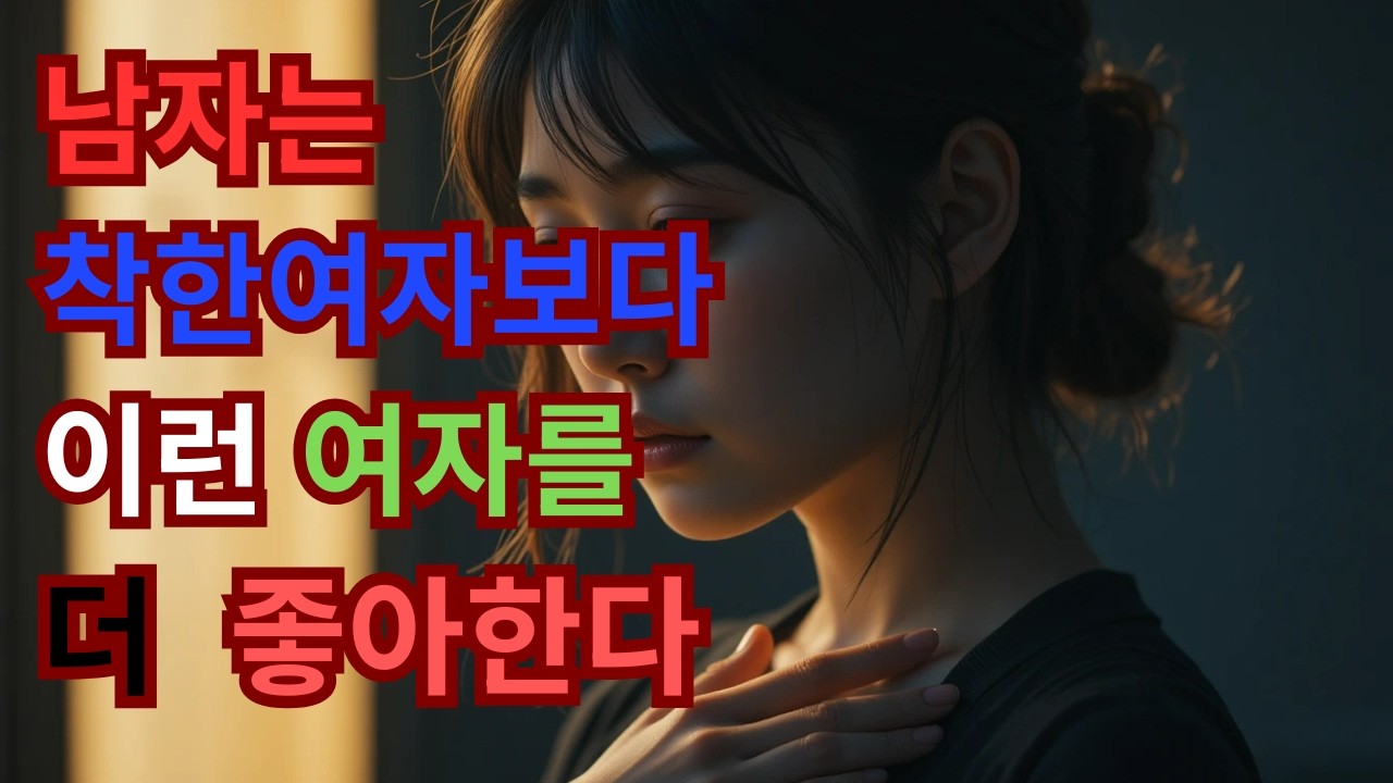 착한여자  남자는  안  끌립니다