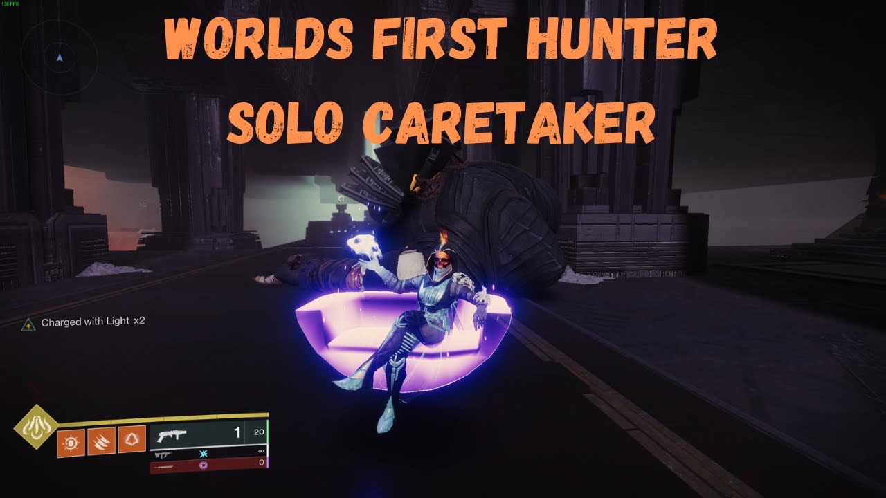 Worlds First Solo Caretaker on a Hunter