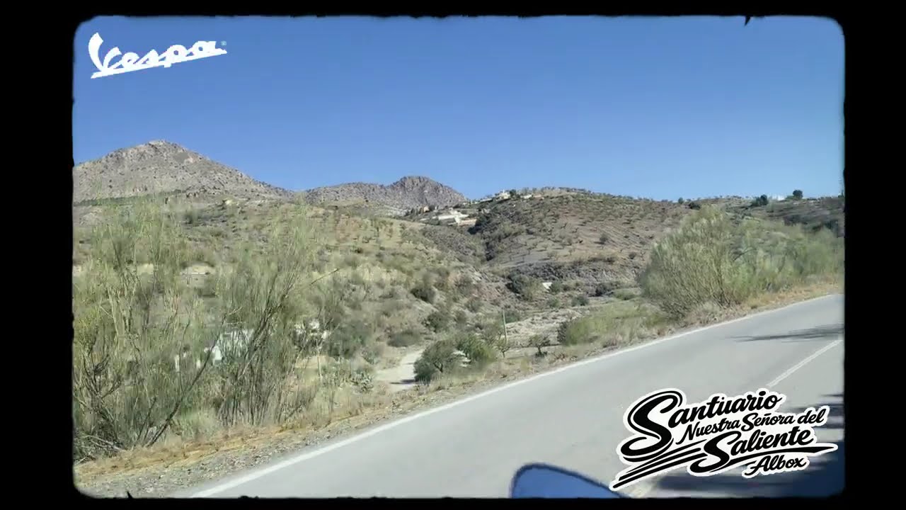 Vespa Ride to Santuario de Nuestra Señora del Saliente, Albox, Almeria