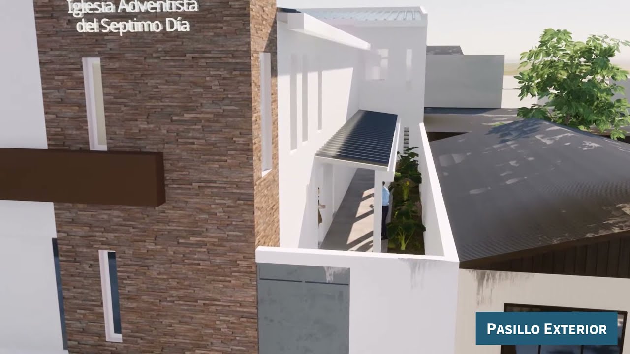 Proyecto: Render 3D - Pro-construcción Templo Adventista - Rio Grande - TDF- Argentina