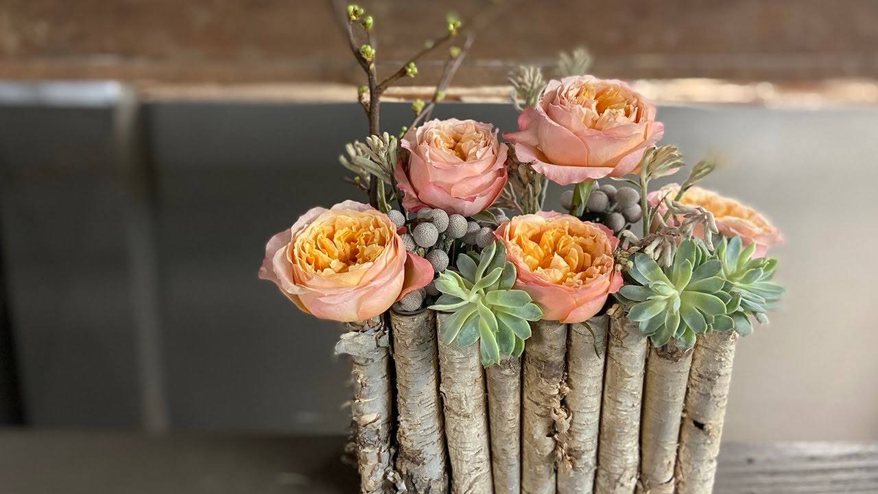 Birch Bark Garden Roses
