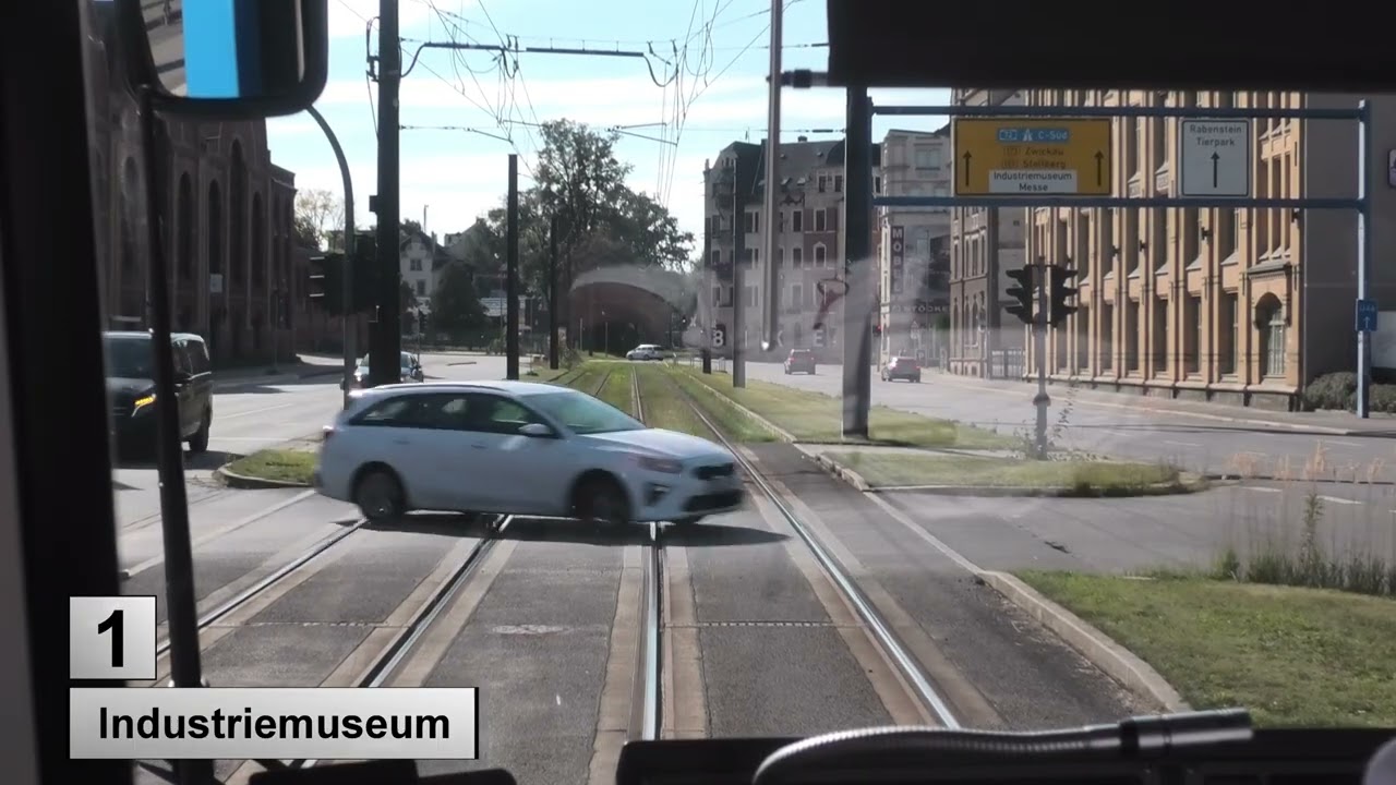 Straßenbahn Chemnitz 2025 Linie 1