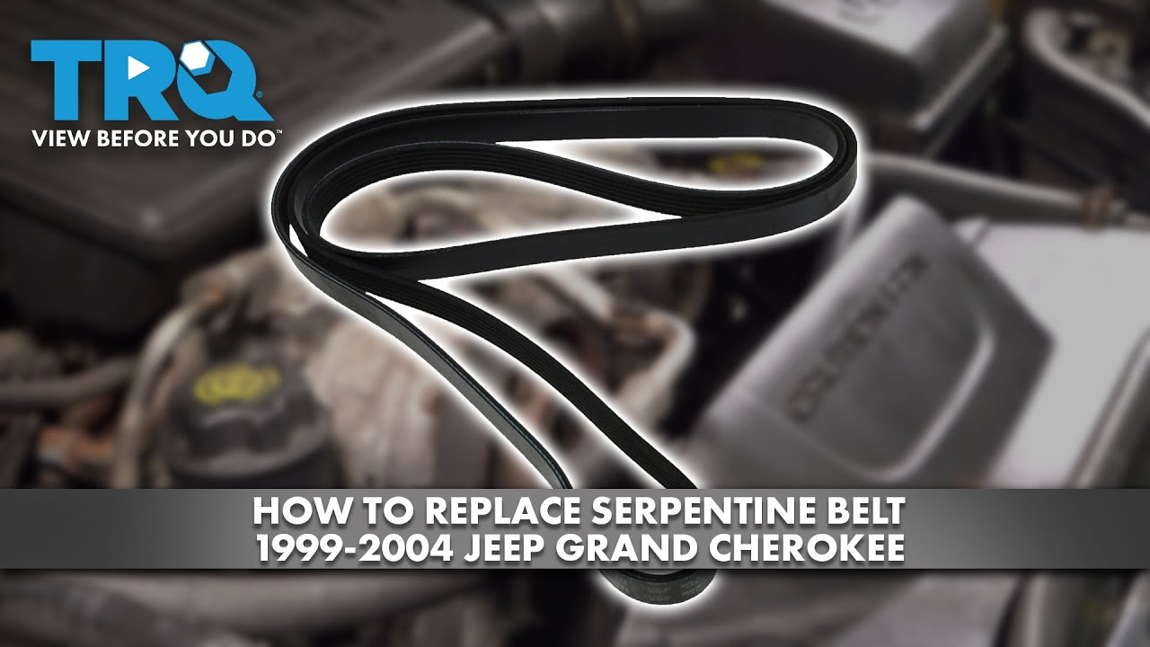 How to Replace Serpentine Belt 1999-2004 Jeep Grand Cherokee