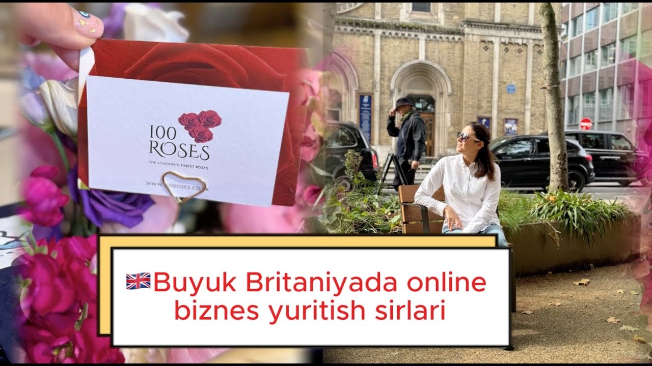 Buyuk Britaniyada Gullar Biznesini yuritish osonmi? Shahknoza Djurayevaning hayot sirlari.
