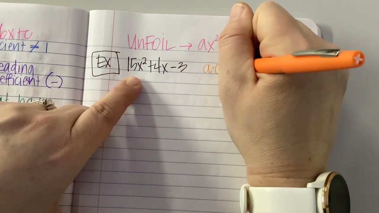 UnFOIL ax2+bx+c