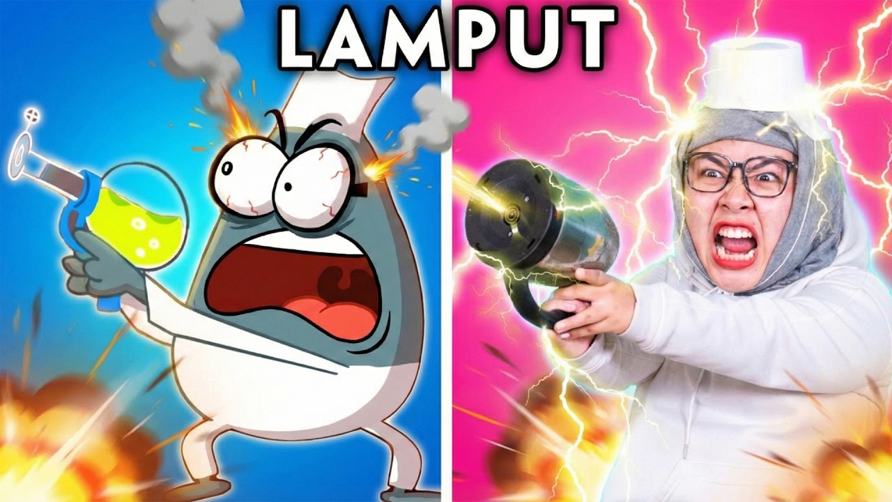 Lamput - Discoloration | Compilation of Lamput's Funniest Scenes - Lamput In Real Life | Woa Parody