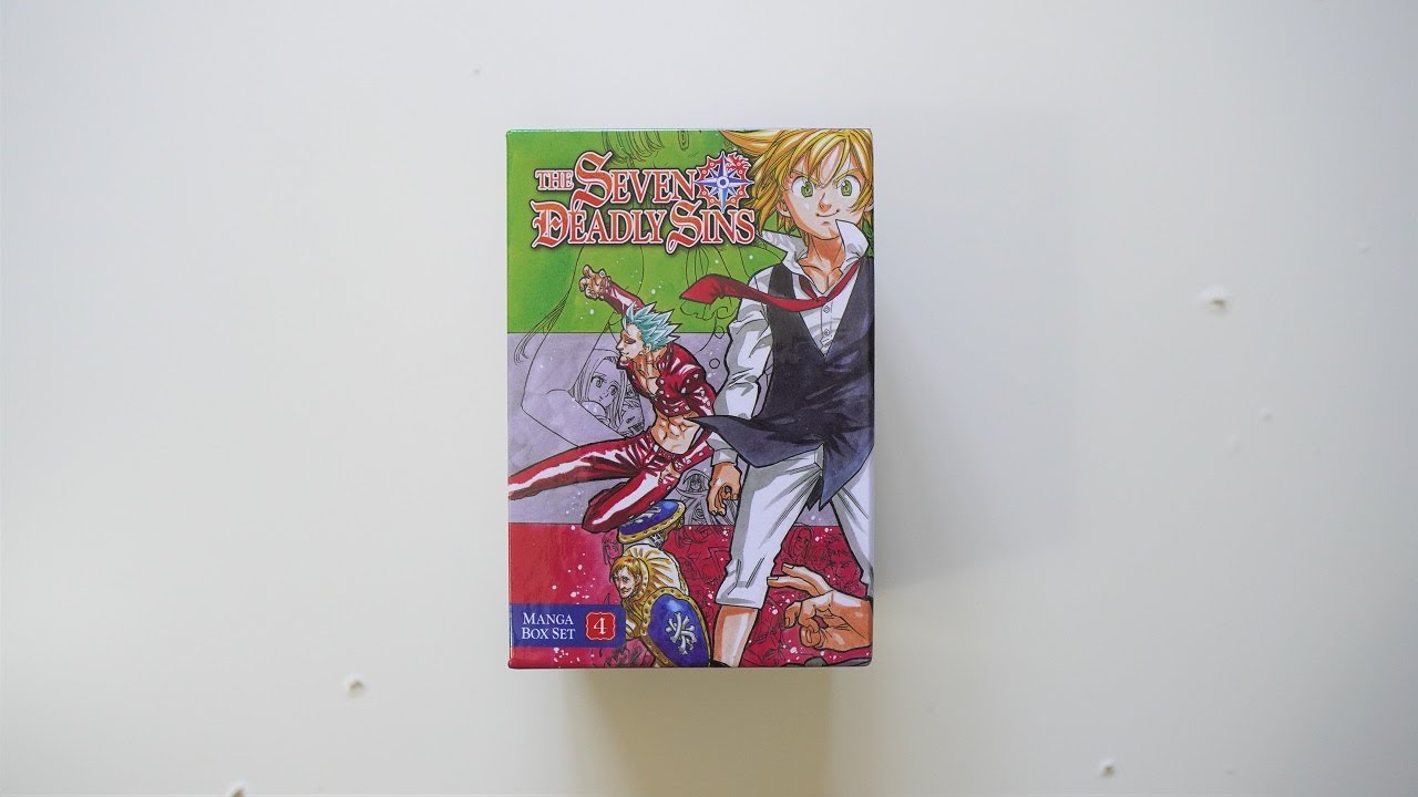 The Seven Deadly Sins Manga Box Set 4, Unboxing