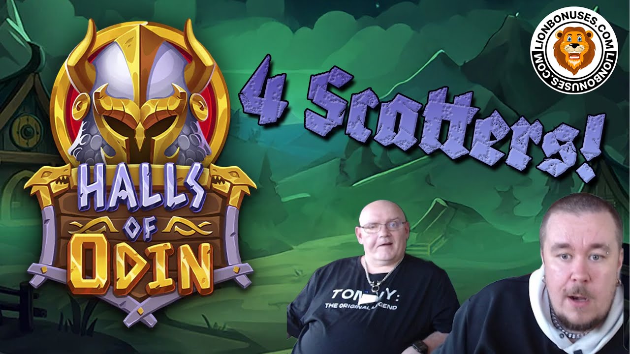 Halls Of Odin ★ 4 Scatters = HUGE Bonus ★ Vihislots Twitch Stream