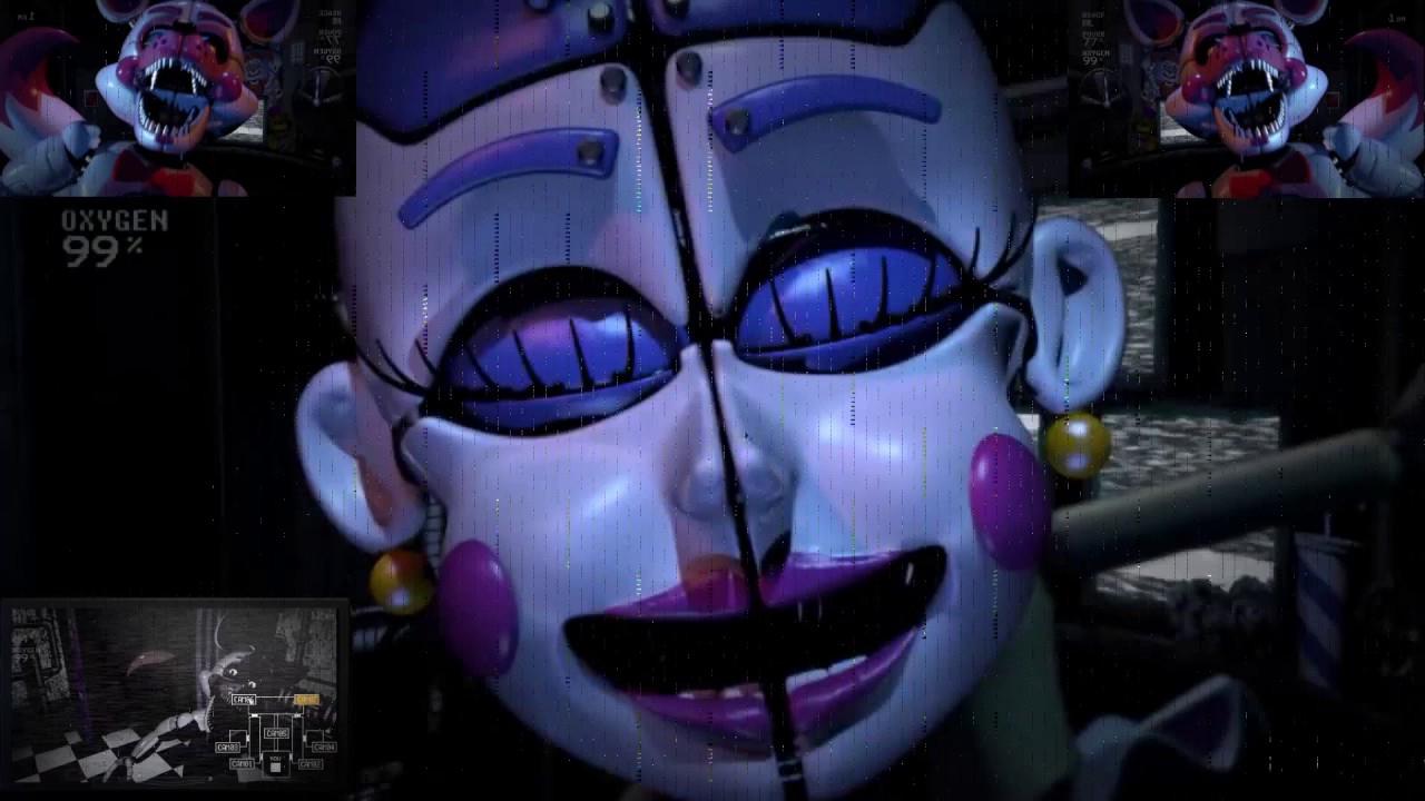(FNAF 5 Sister Location)Custum Night has a Sparta Collab V2 Remix