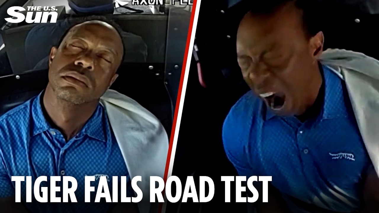 Tiger Woods bodycam footage in full after DUI crash