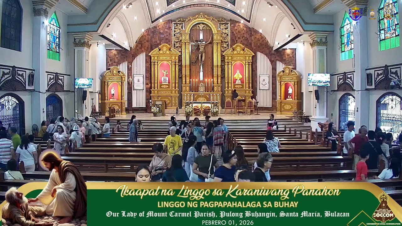Pebrero 01, 2026 | Banal na Misa | 4:30 PM | Ikaapat na Linggo sa Karaniwang Panahon