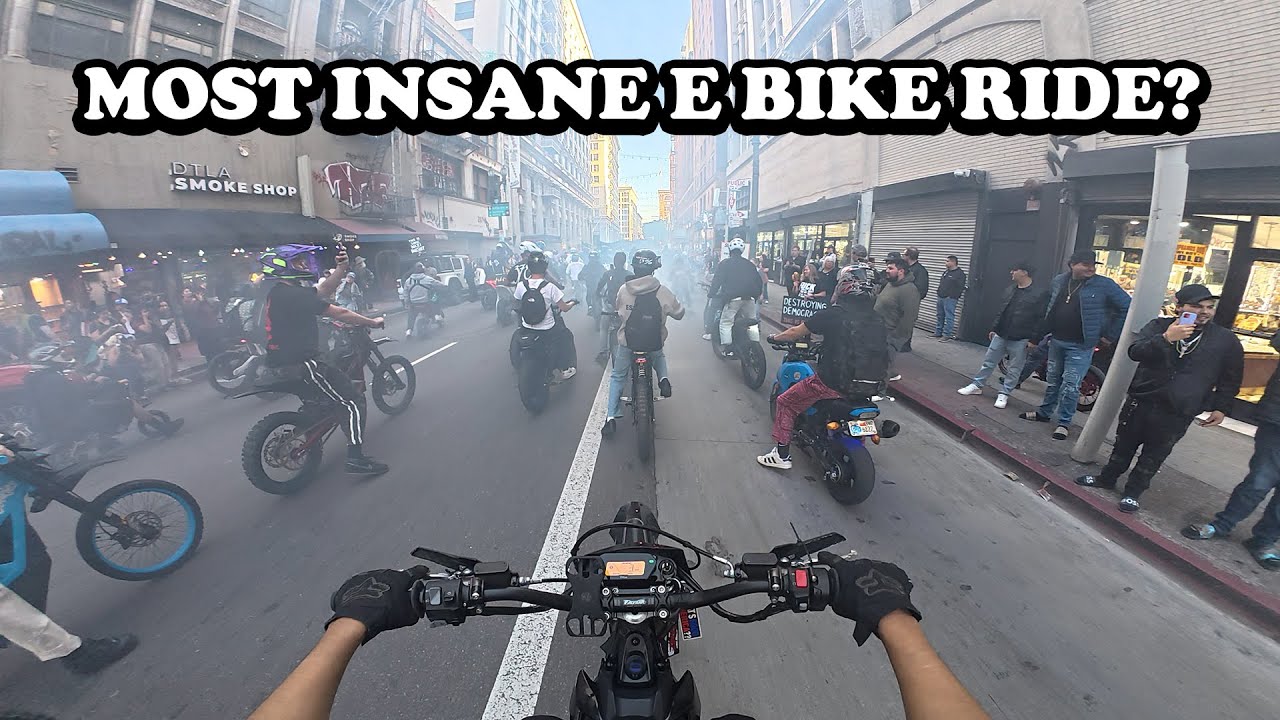 MOST INSANE E BIKE RIDEOUT?