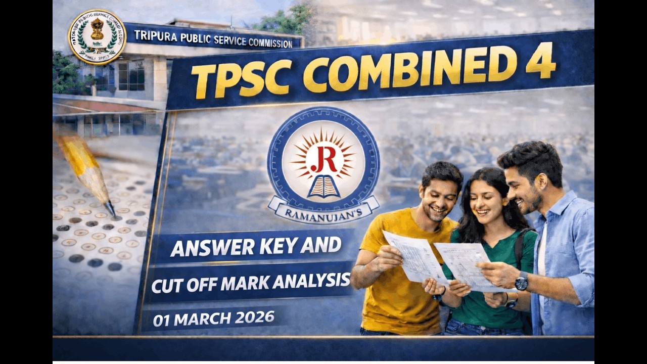 TPSC COMBINED-4 I Answer keys & Cut off analysis | By Shahnewaz Sir | Ramanujan's Institute |
