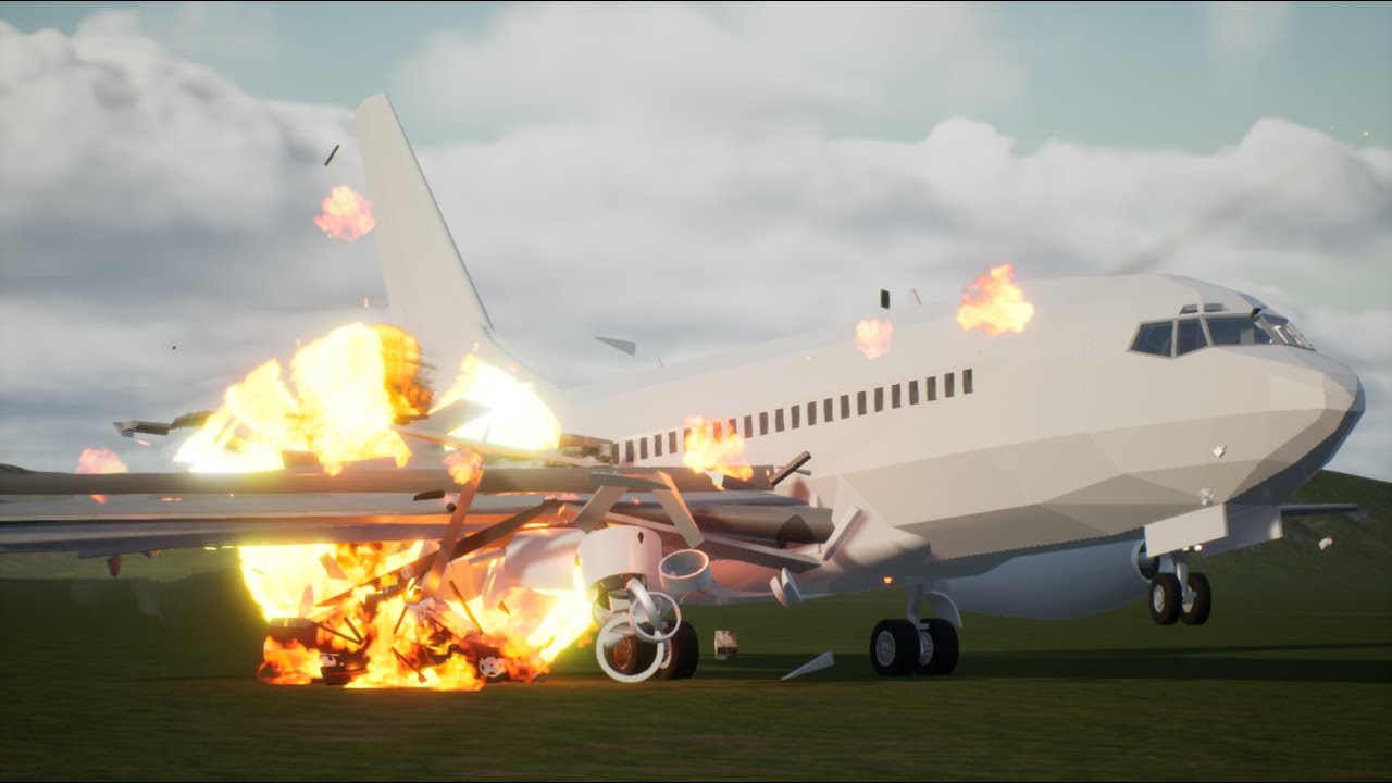 (Brick Rigs) Utanair flight 941 crashes right when it got into the air