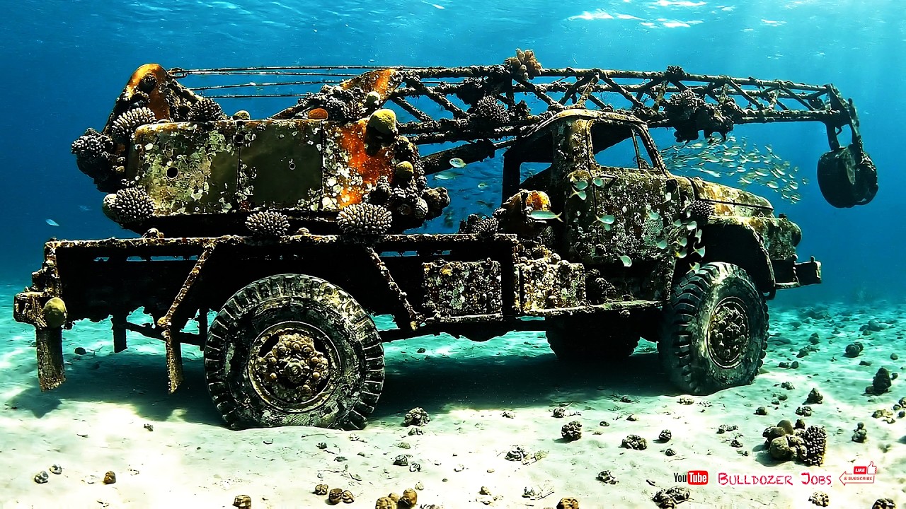 Grove RT58B Truck Crane 1970s Found on Ocean Floor After 25 Years! Complete Teardown & Rebuild