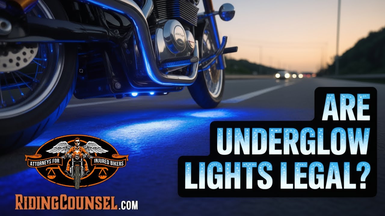 Motorcycle Law in NY: Are Underglow Lights Legal? | Riding Counsel Ep. | Episode #33