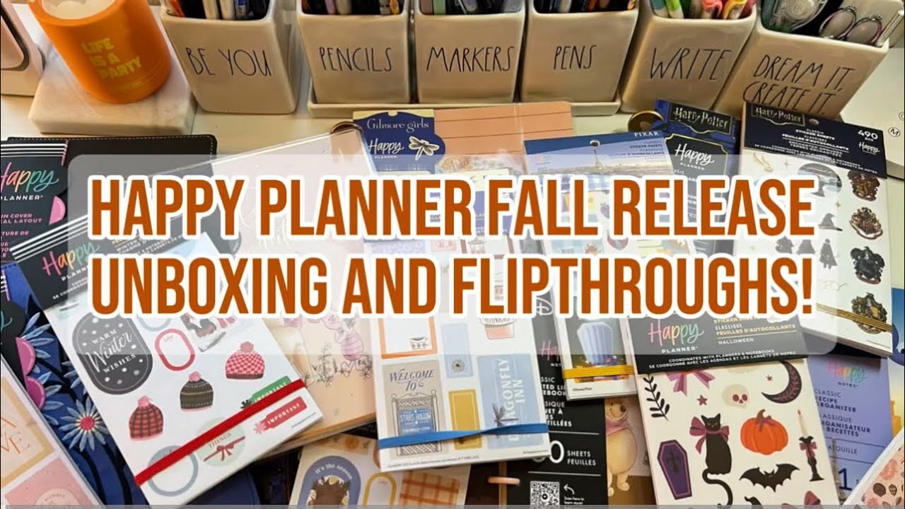 HAPPY PLANNER FALL ‘25 RELEASE!!