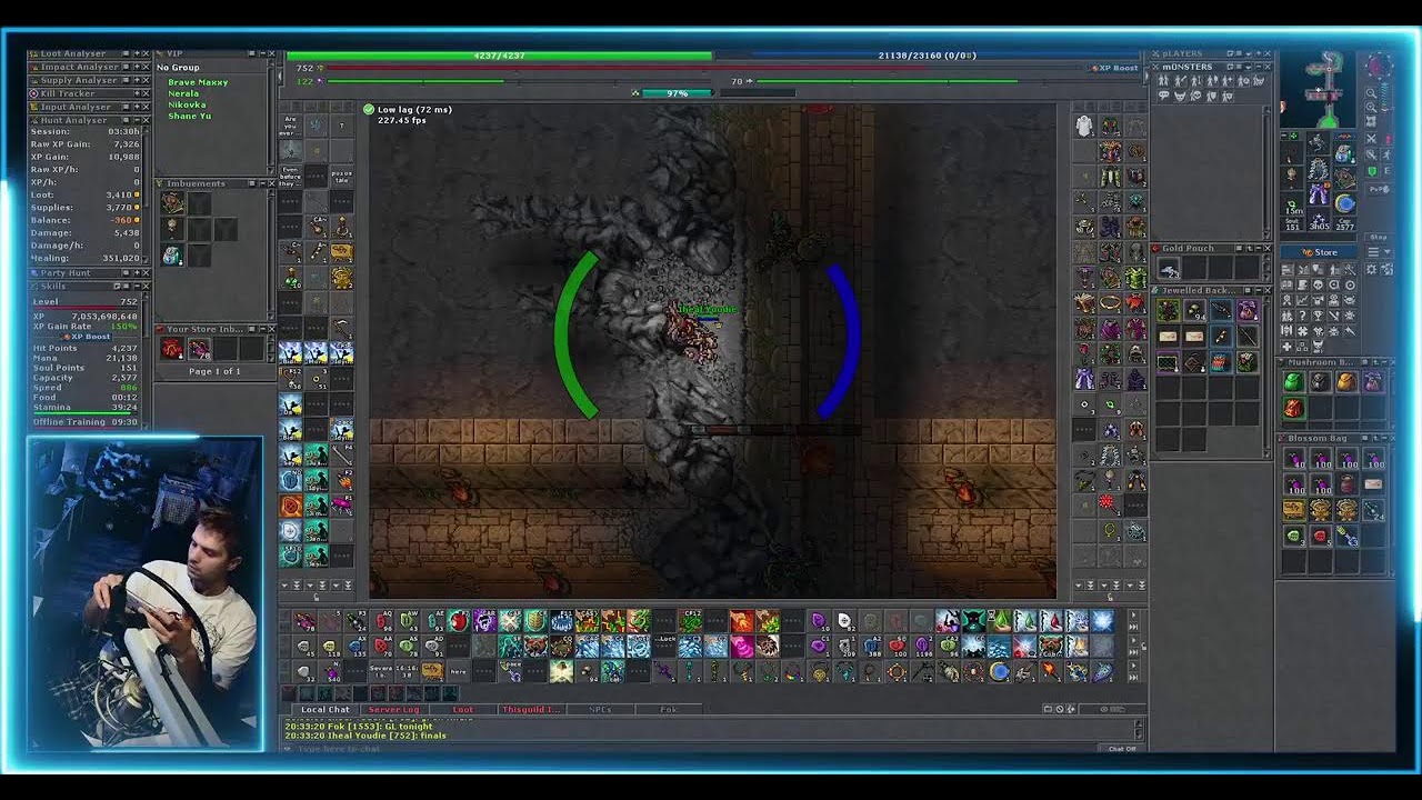 Tibia - Iheal Youdie 750ED/M. Jaguar check's
