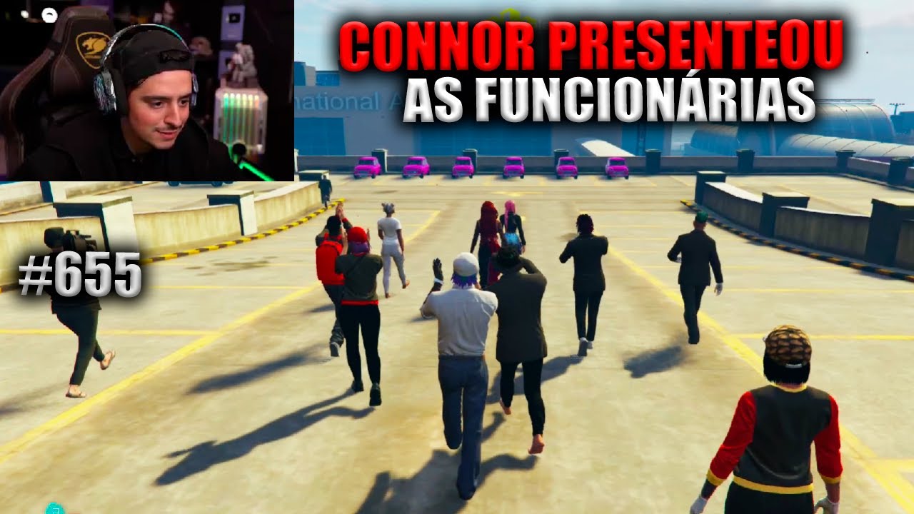 CONNOR PRESENTEOU AS FUNCIONARIAS! EP 655