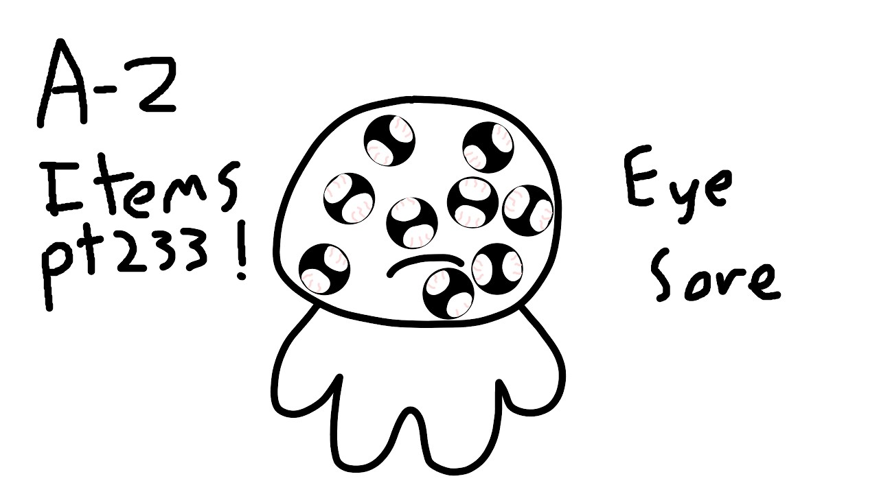 A-Z Items pt 233! Eye Sore!