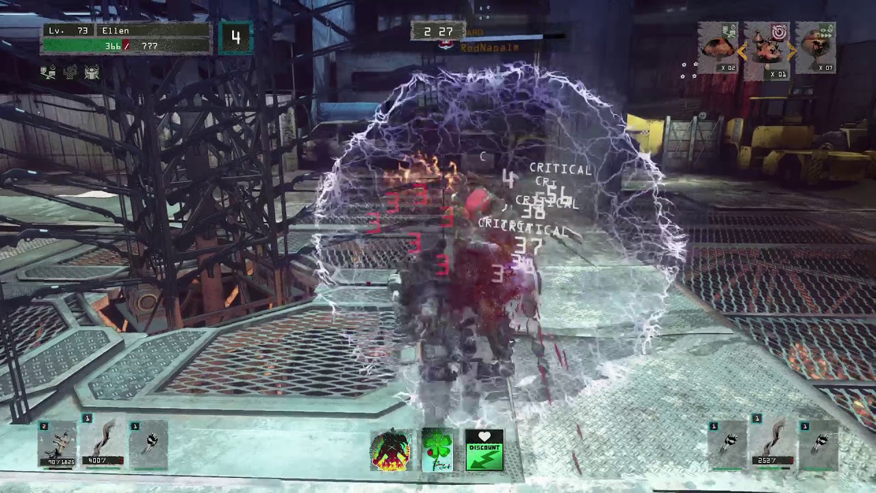 [LET IT DIE] Red Napalm Hard NO DM with ★3Fighter