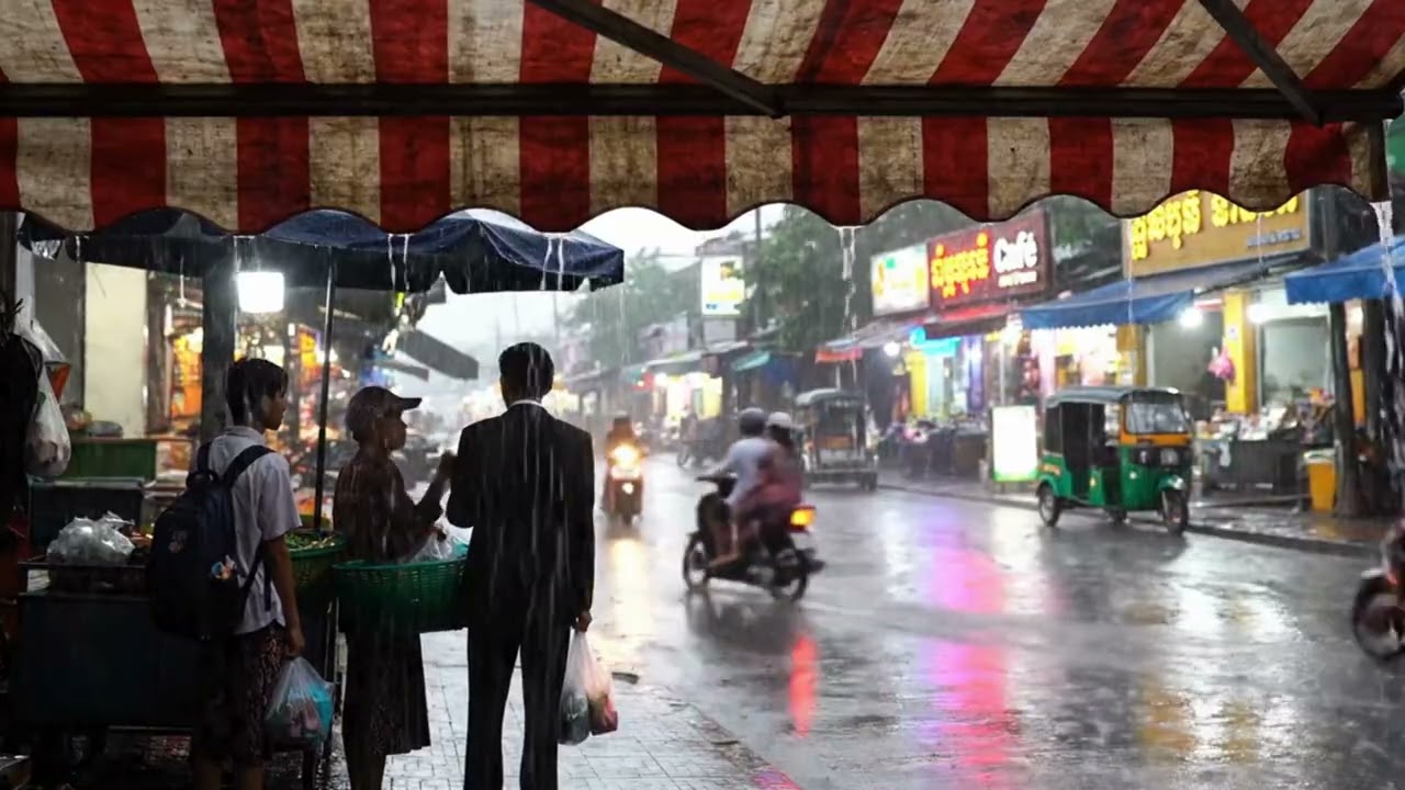 Stuck Under the Awning (Pause Button) - Battambang Artist | Lofi Jazz Beats