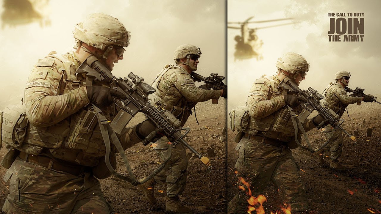 Join The Army - Advanced Photoshop Manipulation Tutorial