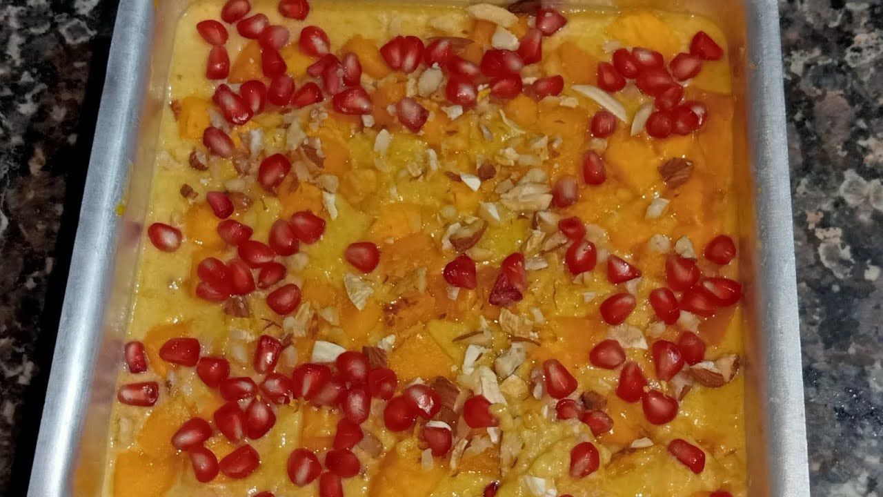 banaye bahut hi testy mango dessert. mango recipe. manju food