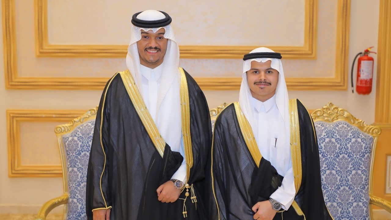الإستقبال في حفل زواج الشابين محمد عوض العطاوي ومصعب نافع العطاوي