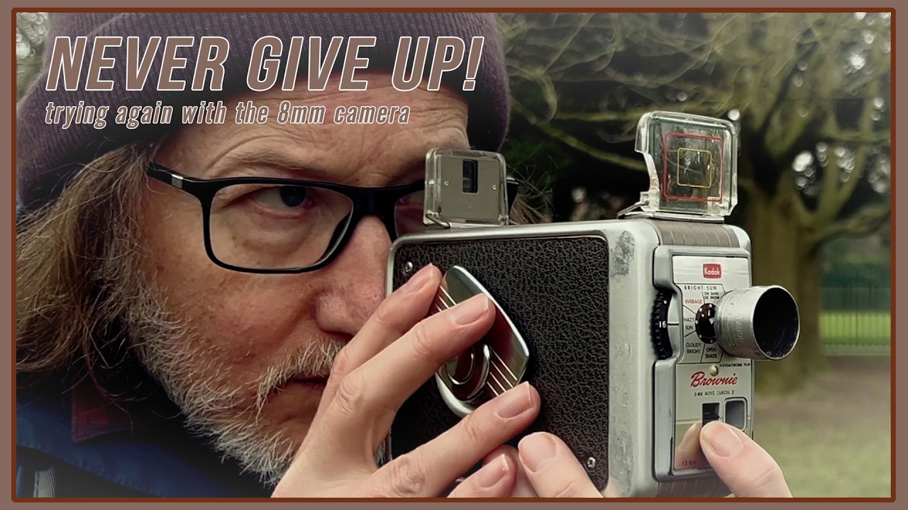 Making a Digital Movie with a Vintage Kodak Brownie 8mm Film Camera and ISO 400 BW Negative Film