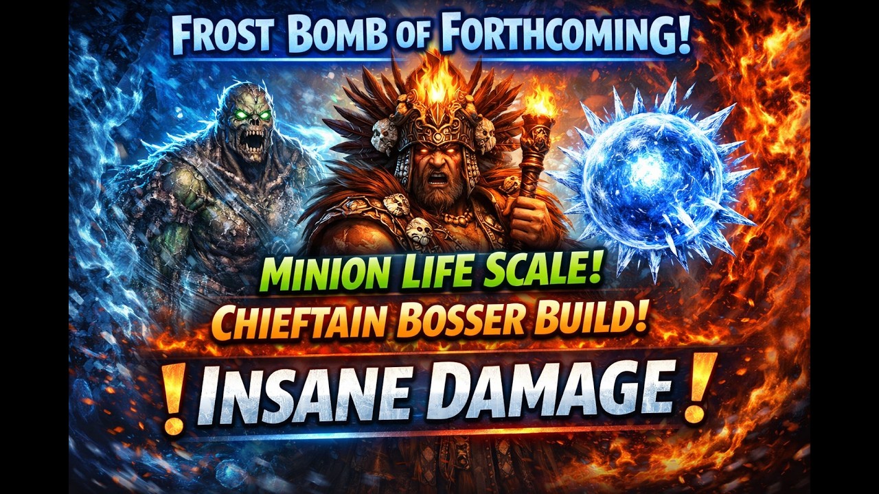 [3.28] Frost Bomb of Forthcoming | NEW MINION TECH MIRAGE