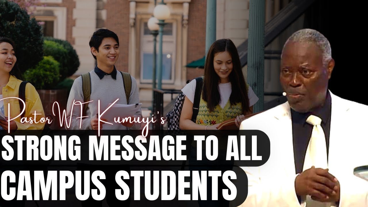 Pastor WF Kumuyi's STRONG MESSAGE to all CAMPUS STUDENTS