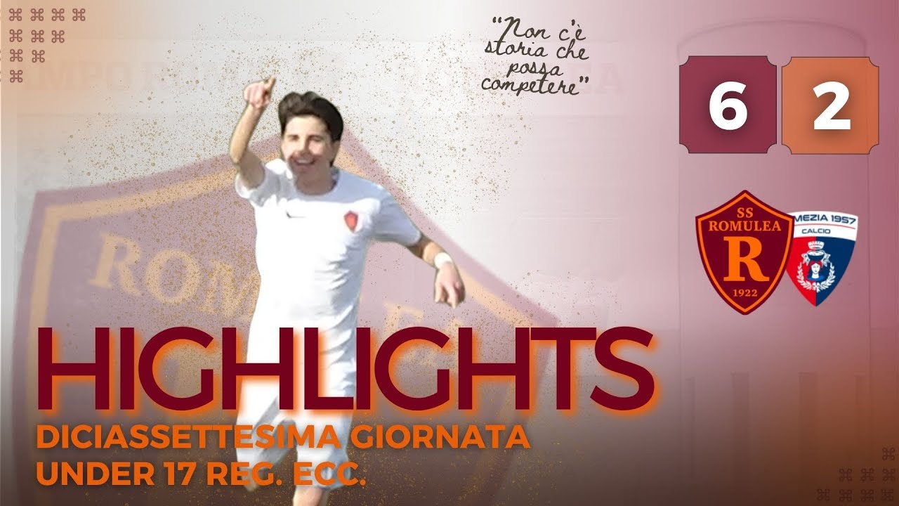 Romulea - Pomezia Calcio | GOAL e HIGHLIGHTS XVII giornata Under 17 Reg. Ecc.