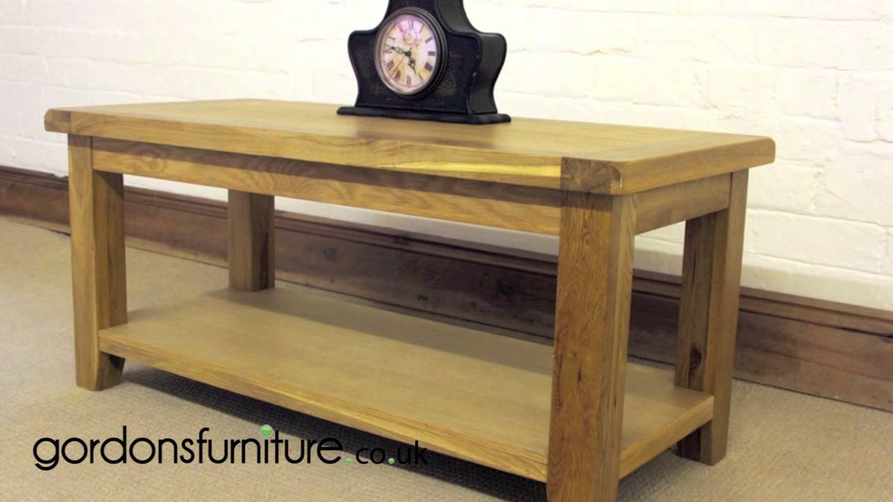 Java Solid Rustic Reclaimed Oak Coffee Table From Gordons Furniture
